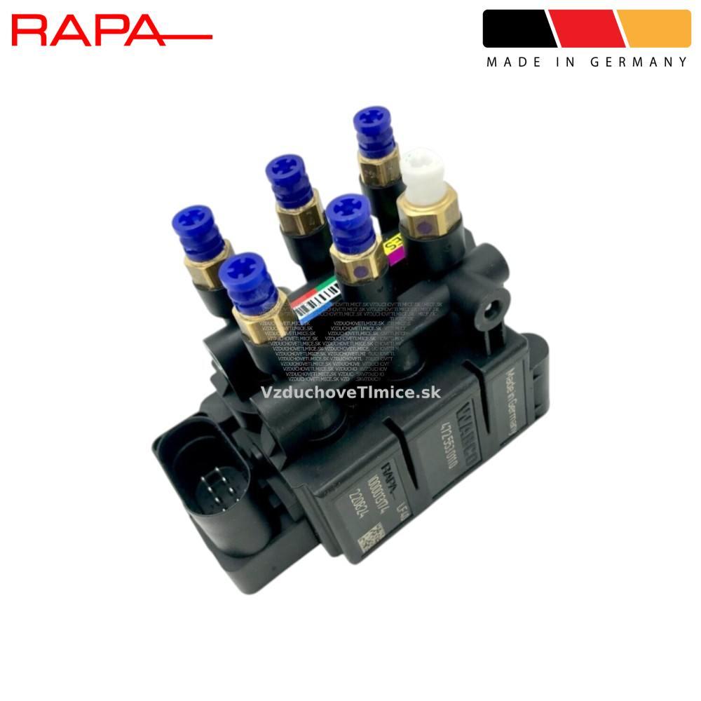 Ventilová jednotka BMW 7 G11, G12, 6 otvorov, RAPA, 37206884682, 37.20-6 884 682, 6884682, 4725530110, WABCO